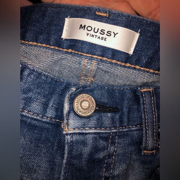 Moussy Vintage Helendale Distressed Skinny Jeans in Light Blue, Size 28. - Picture 12 of 16